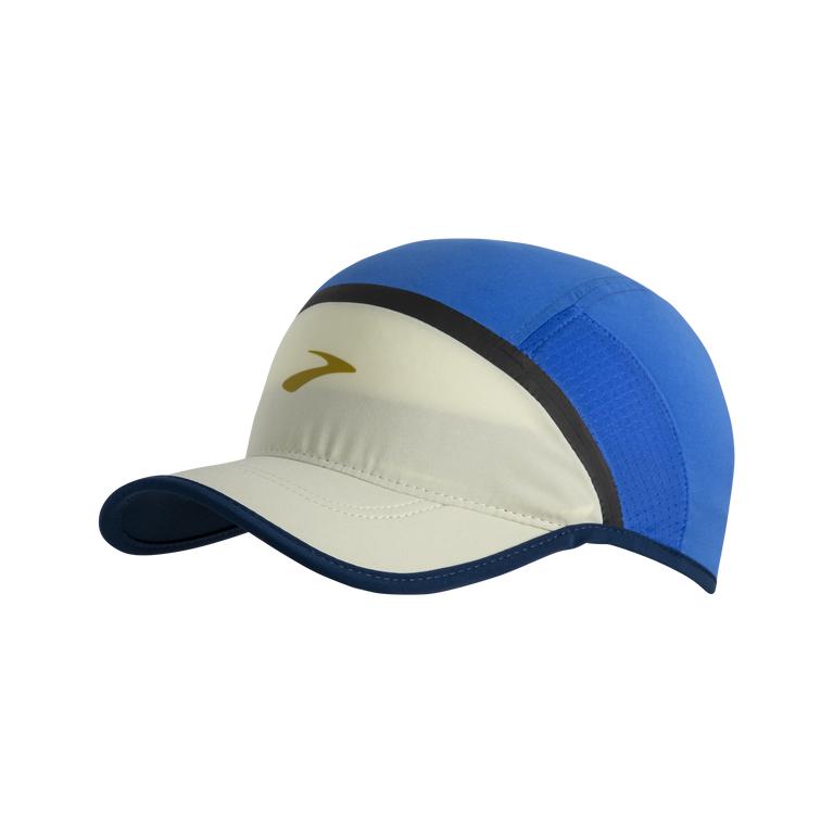 Brooks BASE SUN Running Hat Womens Sale - Bluetiful/Honeydew FloralWhite/Indigo Rush (IYR753189)